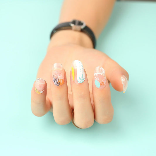 Pack 6 manucures: Bouquet Fleuri