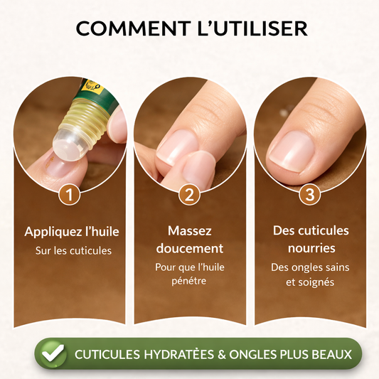 Huile pour cuticules – soin & retrait en douceur