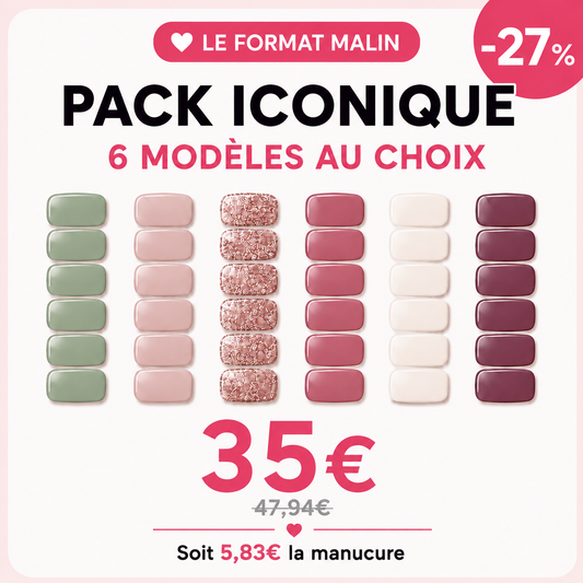 Pack iconique - 6 modèles