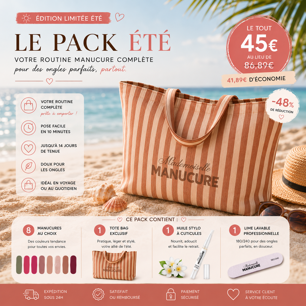 Pack ☀️ - Accessoires + 8 modèles + Tote bag