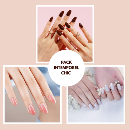 Pack 3 manucures: Intemporel Chic