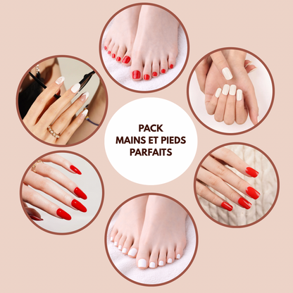 Mains et pieds parfaits : Pack 6 modèles